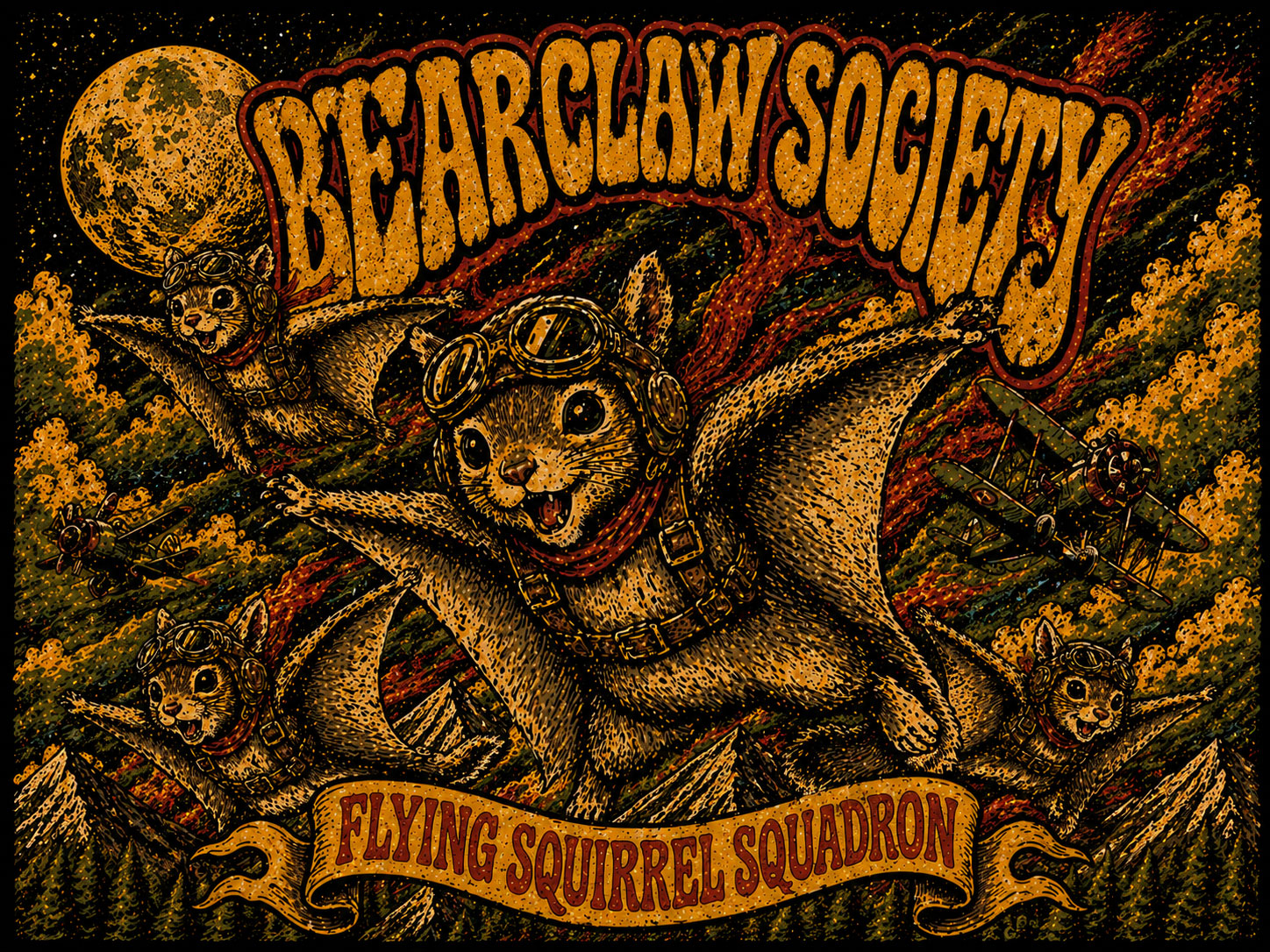 Bear Claw Society - Flying Squirrel Squadron